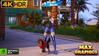 Fortnite 4K Max Graphics Zero Build Gameplay | Kitana Skin (Klassic Kombat)