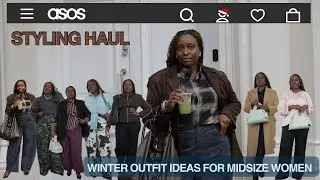 ✨ Примерка одежды на ASOS | Идеи зимних образов для женщин среднего телосложения (США и Великобри...
