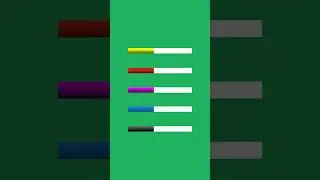 Loading colour bar green screen #humloart