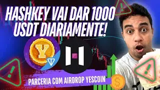 GANHE $1000 D&Oacute;LARES DA HASHKEY (PARCERIA COM AIRDROP YESCOIN) TOKEN HSK LAN&Ccedil;A EM 5 DIAS VAI EXPLODIR