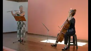 Canon XI (composi&ccedil;&atilde;o H&eacute;lio Brand&atilde;o) Zelia Brand&atilde;o - flauta & Maria Alice Brand&atilde;o - violoncelo