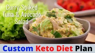 Keto Curry Spiked Tuna and Avocado Salad | Custom Keto Diet Plan
