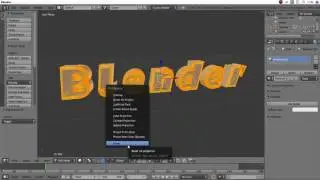TUTORIAL cara membuat text di blender