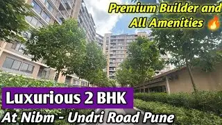 Luxurious 2 BHK at Nibm Undri Road Pune📍| 820 Sqft Carpet  Covered Car Parking |#2bhk  #pune 