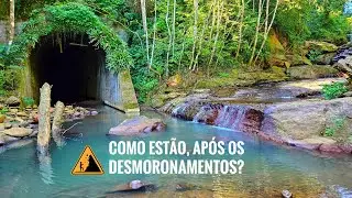 😱Como estão? Viaduto V13 até a Garganta do diabo após desmoronamentos -  Ferrovia do Trigo - 2025