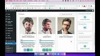 How to add team members on output | Team members with slider