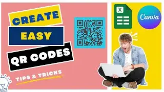How to create QR codes in Google Sheet, Excel, Canva