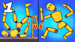 Ragdolls Kick's & break - Mobile Gameplay #games 