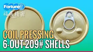 Trial testing stage: coil pressing 6-out 209 shell ends for making eoe #PRECISIONMACHINERY