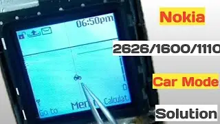 Nokia 2626/1600/1110 Car Mode symbol Problem Solution