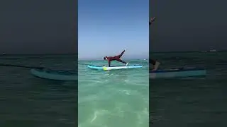 BASI Pilates on Stand Up Paddle Board|پیلاتس روی تخته پدل برد|SUP pilates