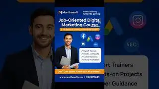 Job-Oriented Digital Marketing Course by Munthasoft is built with one promise To make you employable