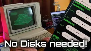 How to load programs on an Apple II using a smartphone or PC!