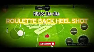How to do Roulette Back Heel Shot ft Rabona and No Look in FC MOBILE 25 #fcmobile #fifa #fc25 #eafc