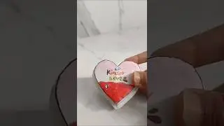 diy heart shaped kinder love unboxing #asmr #diy #artscraft #craft #art #craftideas #reels #shorts