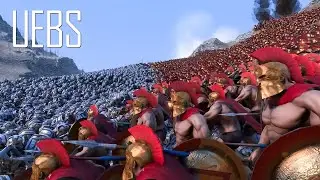 19.000 Spartans vs 16.000 Dwarfs- Ultimate Epic Battle Simulator 2- UEBS 2
