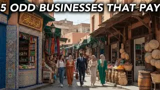 5 Weird Businesses Making People Rich in Morocco 📱
