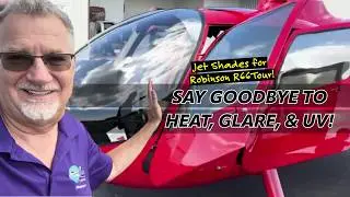 Why Every Robinson R66 Needs Jet Shades | Best Cockpit UV & Heat Protection!