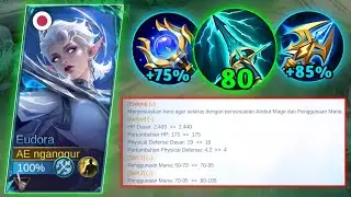 BUILD TERBARU EUDORA REVAMP‼️BARU DI REVAMP LANGSUNG KENA NERF MONTON - MOBILE LEGENDS