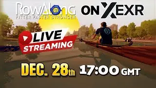 🔴 LIVE 30 Minute Group Row: 28th December  17:00 GMT -  All Levels -  Any Rowing Machine