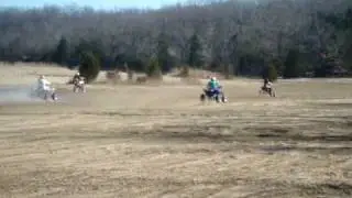 04 Honda 450r Drag Race