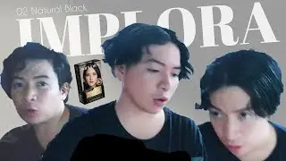 [Tutorial] CARA MENGHITAMKAN RAMBUT CEPAT!!! | Implora New Permanent Hair Color Natural Black