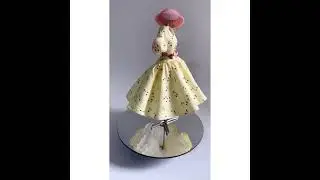 Making A Tea Dress For Barbie Repro.