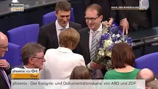 Verkündung der Wahl von Angela Merkel zur Bundeskanzlerin am 14.03.18