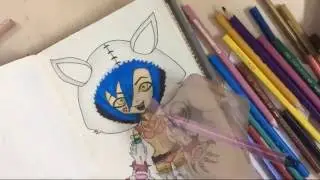 Drawing Time Lapse // Koshka [Tier 3] (VainGlory)