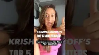 Krishna Shroff&rsquo;s Top 5 MFN fighters #krishnashroff #MFN #matrixfightnight #indianmma