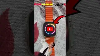 T900 Ultra me YouTube kaise chalaye 😮/ How to use YouTube T900 ultra smartwatch#teach #watch #viral