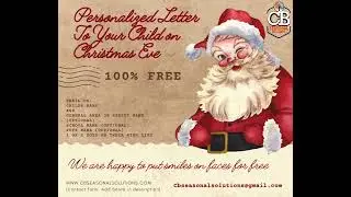 🫶🏼🎄Free Personalized Santa Message To Your Child (Ai Generated)