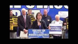 Shenna at the Americans United for Change Tour in Portland Oct. 7