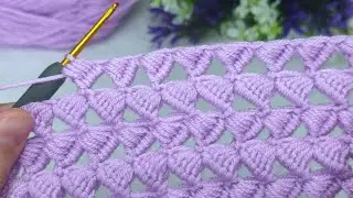 Wow, this pattern is amazing ‼️ It's such a stylish crochet blanket pattern 🧶 #crochet #knitting 