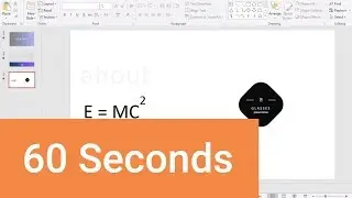 Как сделать надстрочный текст в PowerPoint