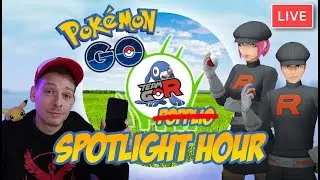 Popplio/Team Go Rocket Spotlight Hour Live | Pokemon GO