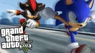 GTA 5 Mods - THE ULTIMATE SONIC MOD w/ SONIC & SHADOW (GTA 5 PC Mods Gameplay)