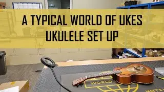 A Typical World of Ukes Ukulele Set Up