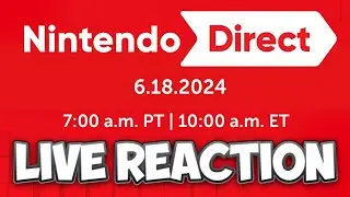 NEW MARIO PARTY?? WIND WAKER?? | Nintendo Direct Live Reaction 6.18.2024