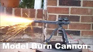 Model rocket engine destruction compilation - burning and melting things