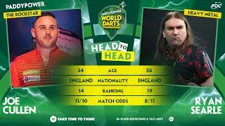 PDC World Darts Championship 2024 Round 3 Joe Cullen vs Ryan Searle 2023 12 28 HUN