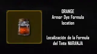 The Witcher 3: Blood & Wine - Orange armor dye location formula (formula tinta naranja)