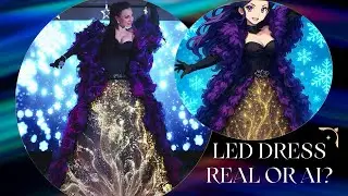 LED-Платье как искусство | DIVNА LED DRESS show