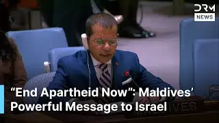 &ldquo;No Peace Without Justice&rdquo;: Maldives Pushes for Palestinian Recognition & War Crimes Probe | AC1N