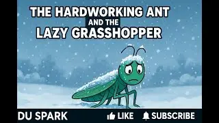 🐜The Hardworking Ant and The Lazy Grasshopper 🦗  | Moral Story in English |Edu spark |