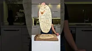 Fırın Tepsin varsa Dev Lavaş yap | Tortilla.     #burrito #lavaş #busezeynep