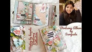 Birdsong Scrapbook Album | Mintay by Karola collection | Album z kolekcji 