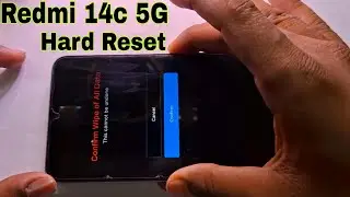 Redmi 14c 5G Hard Reset || Factory Data Reset || Pattern Lock Remove #smartmobiletech