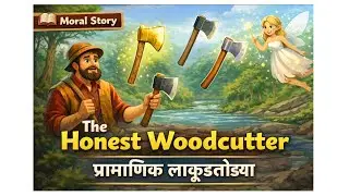 The Honest Woodcutter Story | Learn English Easily | Marathi Explanation @Speakuya 
