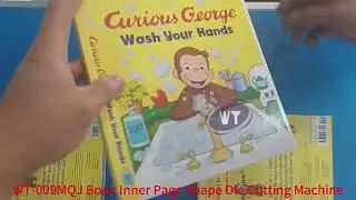 Board Book Inner Page Die Cutting Machine Children Book Making Machine Book Shape Cutting Machine